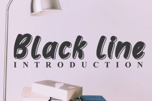 Black Line: A Font That Combines Charm and Elegance for Creative Projects