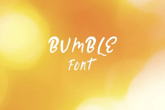 Bumble Font for Creative Projects