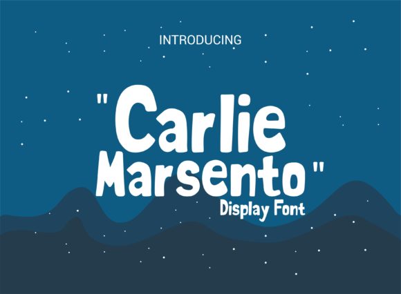 Carlie Marsento Font Overview