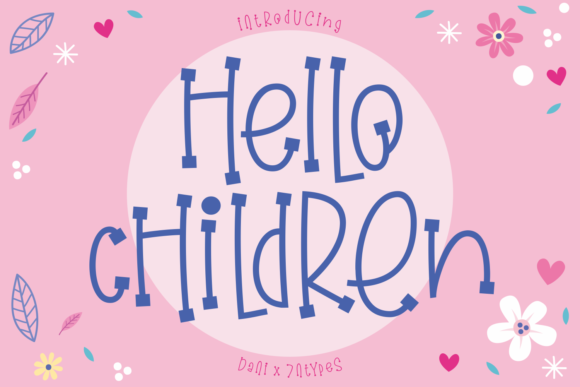 Hello Children Font: A Friendly and Creative Choice for Design Projects