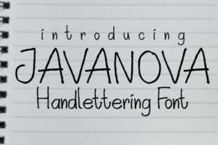 Javanova: A Playful Font That Elevates Creativity in Crafting Projects