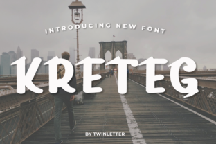 Kreteg: A Bold Display Font with Timeless Appeal