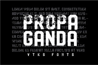 Propaganda Font: Clean, Versatile, and Practical