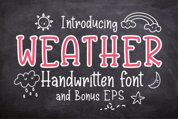 Weather Font: A Playful Touch for Creative Projects